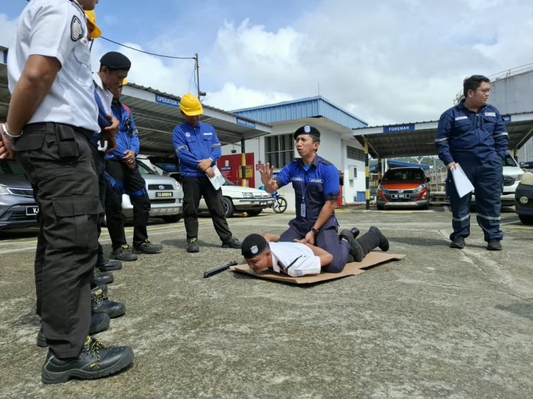 Briefing Drill Self Defense Security